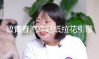 致青春汽車貼紙拉花引擎蓋車門機蓋貼紙刮痕車頭蓋個性貼